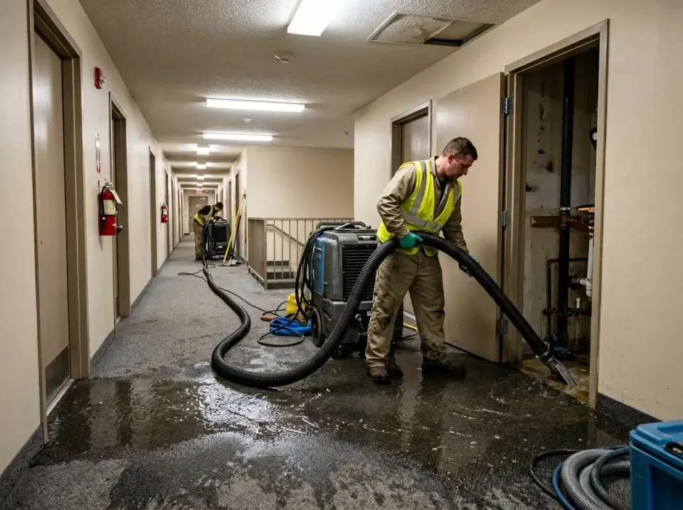 multi-unit-apartment-hallway-f-005 — frequently asked questions, Emergency Burst Pipe Water Extraction & Removal in Fond du…